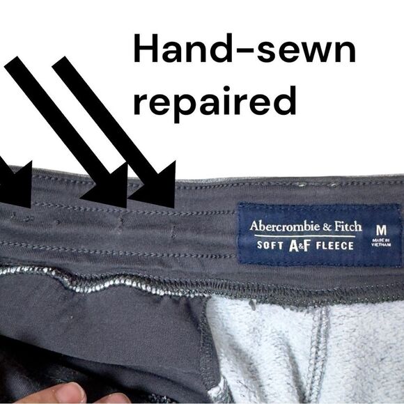 Abercrombie & Fitch Gray Men's Pants Sz Medium - Picture 9 of 10